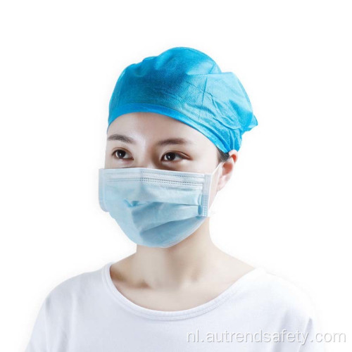 Wegwerp medische chirurgische niet-geweven hoofdbedekking Bouffant-kapjes